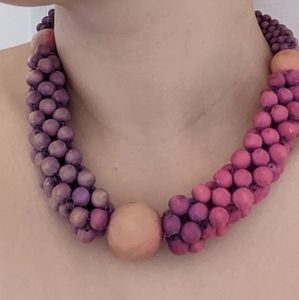 Chunky Wood Necklace